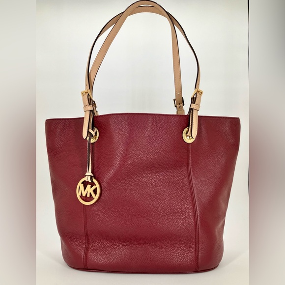MICHAEL KORS Burgundy Jet Set Tote *Like New* - Picture 13 of 13